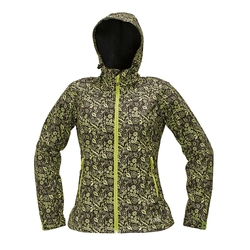 Cerva YOWIE PRINTED SOFTSHELL JACKET - Brown/Green Size: M