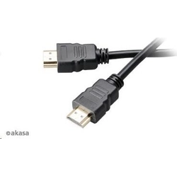 AKASA HDMI cable, Ethernet support, 2K and 4K resolution, gold-plated connectors, 10m