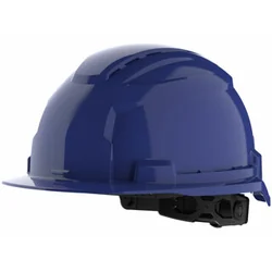 Milwaukee BOLT100 work safety helmet blue, ventilated