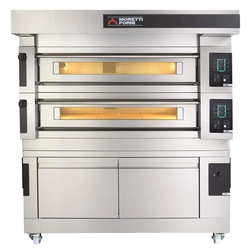 Multi-chamber electric pizza and bakery oven S120E single-chamber oven with hood and base