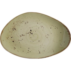 Organically shaped plate Olive