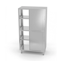 Pass-through wardrobe with partition and sliding door 1200 x 600 x 2000 mm POLGAST 303126-2 303126-2
