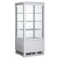 Glazed refrigerated display case with a capacity of 78L 3 INVEST HORECA SHELVES RT-78L RT-78L