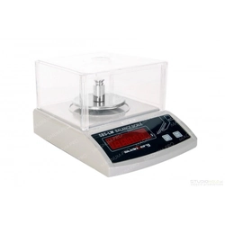 Accurate scale, laboratory LED 200g / 0.001g with cover