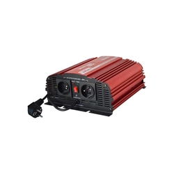 Voltage converter CARSPA CPS600 12V / 230V 600W pure sine wave + UPS + charger
