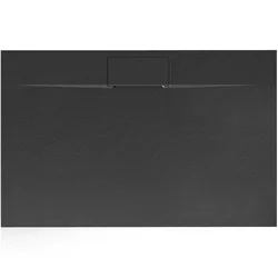 Bazalt Long Black shower tray 90x120