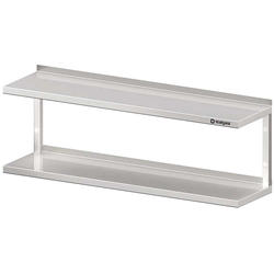 2-pos 80x30 stainless steel shelf | Stalgast
