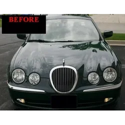 2000-2008 Jaguar S-TYPE- Chromen strips, chromen grill