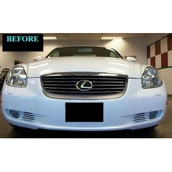 2002-2005 LEXUS SC430 SC 430 - Forkromede grilllister med krom-accenter