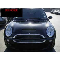 2002-2011 MINI COOPER - Λωρίδες χρωμίου, σχάρα χρωμίου