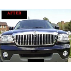 2003-2006 LINCOLN AVIATOR - Bandes de calandre chromées sur la calandre