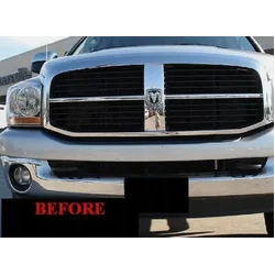 2003-2011 DODGE RAM - Chrome strips, chrome grill