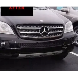 2006-2012 MERCEDES W164 ML- Chrome strips, chrome grill