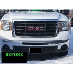 2007-2013 GMC Sierra 2500 3500- Chrome strips, chrome grill