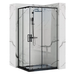 Rea Punto shower cabin 80x100 Black