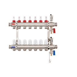 Armed stainless steel manifold Onnline INOX (typ K5) number of circuits 7