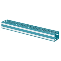 Slotted cable trunking system Legrand 036216 Hole-/slot punching Bottom perforation Blue