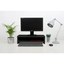 Simple monitor stand, black