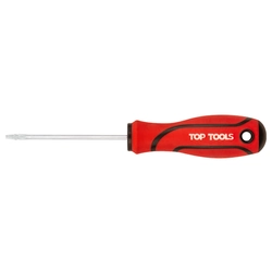 Slotted screwdriver 4 x 100mm, carbon steel TOP TOOLS