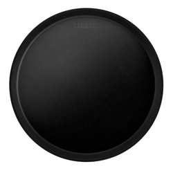 Round non-slip CAMTREAD tray, black diameter 405