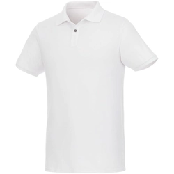 Men's Organic Recycled Short Sleeve Polo Shirt Beryl - White / S