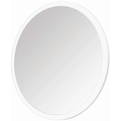 Magnetic LED illuminated cosmetic mirror Deante Round chrome ADR_0821