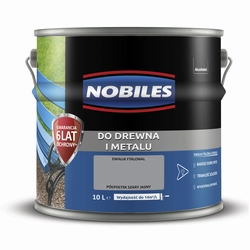 Nobiles Ftalonal 10L Semi-gloss gray light For wood and metal
