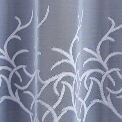 Jacquard curtain for the kitchen, height 130 cm 023297
