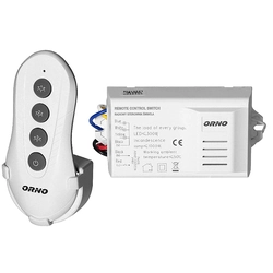 Wireless Light Switch with a remote control ORNO OR-GB-447