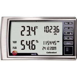 Testo 625 thermohygrometer, 0 - 100% RH (+/- 2.5%), -10 to +60 ° C