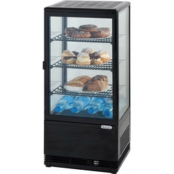 Cooling display case for cakes 78L black | Stalgast 852171
