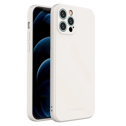 Wozinsky Color Case silicone flexible durable case for iPhone 13 mini white
