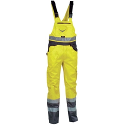 Reflective work trousers COFRA BRIGHT Color: Reflective yellow, Size: 64