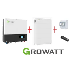 GROWATT Hybrid Set: SPH 7000TL3 3-faz+Bateria ARK 10kWh+podstawa+kontroler APX ​​60050+Smart Meter 3-faz+WiFi-X