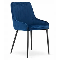 MONZA chair - blue velvet x 1