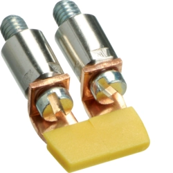 Cross-connector for terminal block Hager KWJ04B2 Transverse connector Screwable Yellow