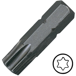 TX40 Torx šroubovací bit s 1/4" šestihranným uchycením, 25 mm, 10 ks / bal.