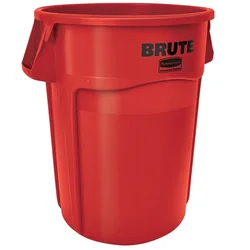 Industrial container for waste and food BRUTE Round 166L - red