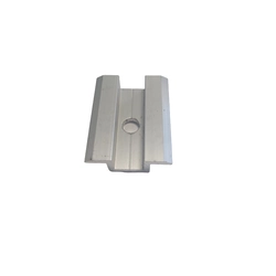 Silver center clamp 35 mm photovoltaics