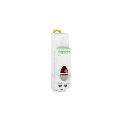 Push button for distribution board Schneider Electric A9E18037 AC Red LED Grey IP20