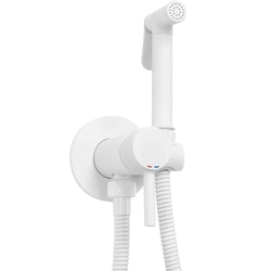 REA Lungo Loop bidet mixer white