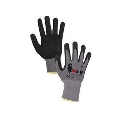 Canis ICA gloves dipped in nitrile Size: 11, Color: black