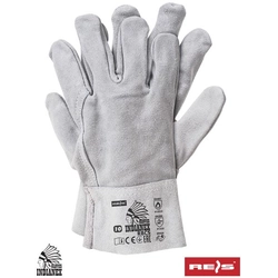 Protective gloves entirely made of cowhide leather | RBCS