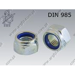 Nuts M12 DIN 985 8 zinc plated