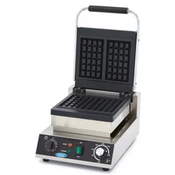 Classic single waffle maker 2 pieces 1600W Maxima 09365105