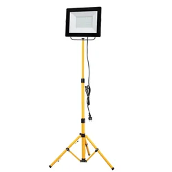 LED projector on tripod stand 1 x 50W 5500K IP65 1.8 meters and cable 3 meters