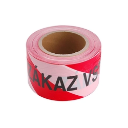 Warning tape red-white ENTRY PROHIBITION 75mm x 250m EXTOL CRAFT 9568