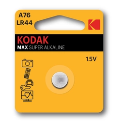 KODAK Ultra Alkaline Battery KA76/LR44, blister=1 pcs