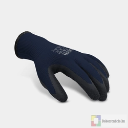 Polyester Gloves with Latex Coating - L