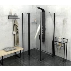 POLYSAN Zoom Line Black rectangular shower enclosure 1300x900mm L / R variant ZL1313BZL3290B